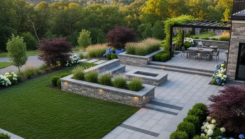 Landscaping team serving Pittsburgh, PA with professional lawn and yard care services