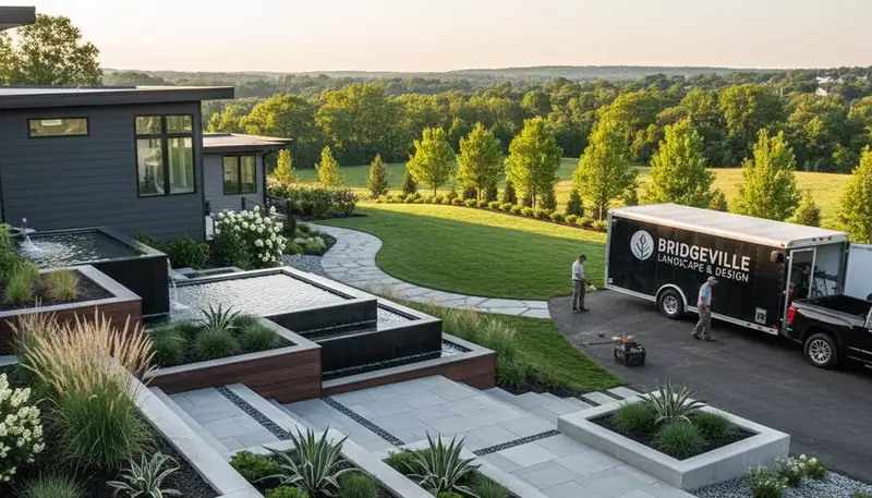 Landscaping team serving Pittsburgh, PA with professional yard care and outdoor maintenance