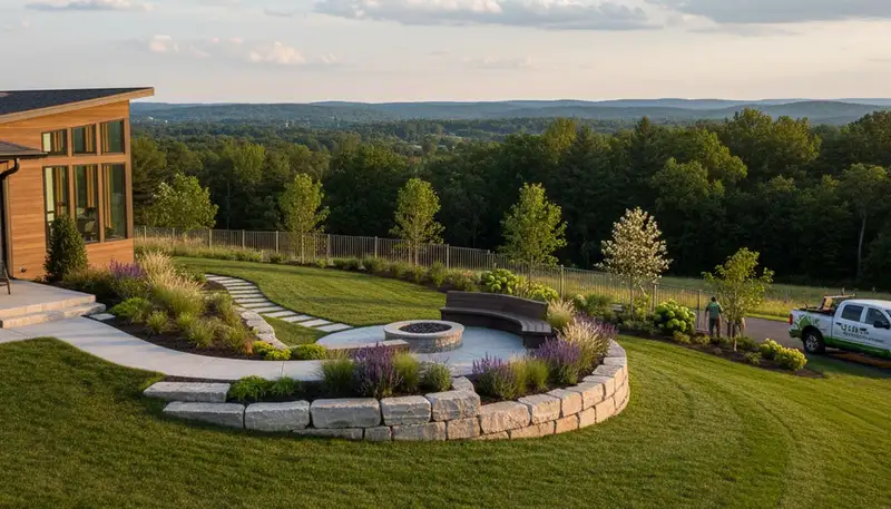 Pittsburgh, PA landscaping service team providing professional yard maintenance and landscape care