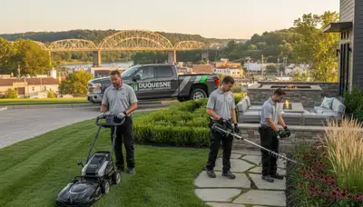 Landscaping team serving Pittsburgh, PA with professional lawn care and outdoor maintenance