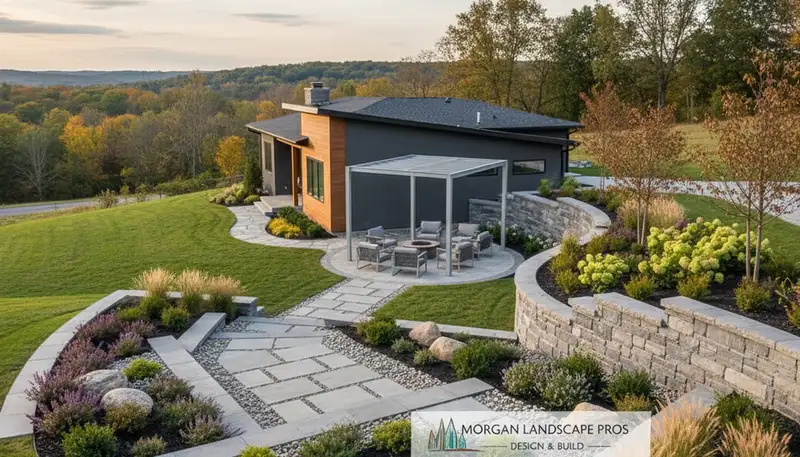 Landscaping crew serving Pittsburgh, PA with professional lawn and garden care