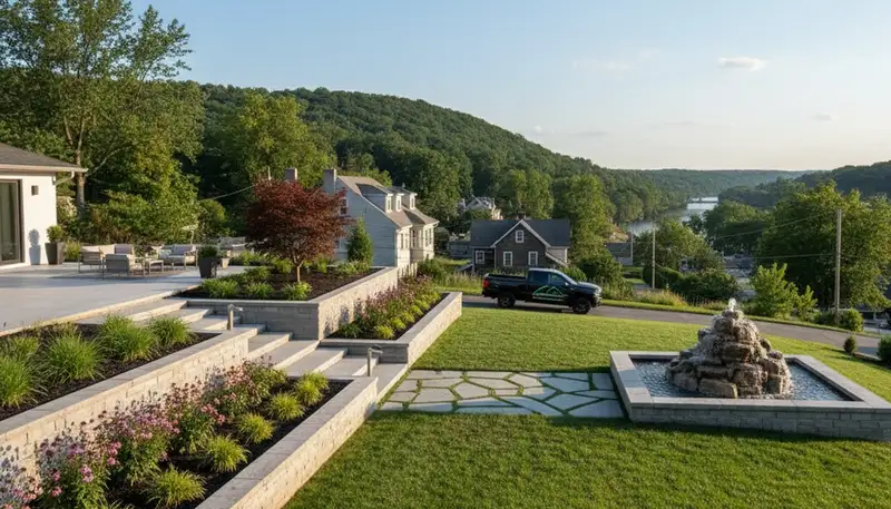 Landscaping services in Pittsburgh, PA for residential and commercial outdoor maintenance