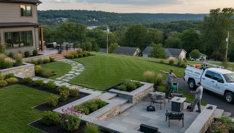 Landscaping services in Pittsburgh, PA for residential yards and outdoor property care